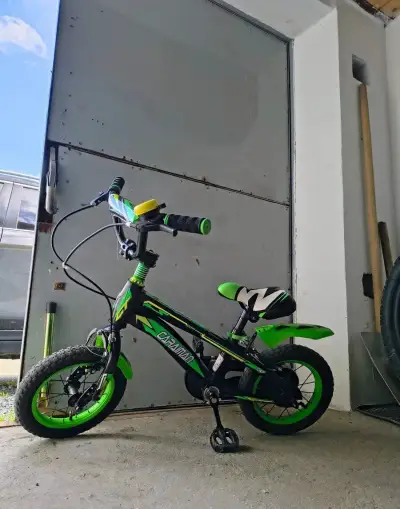 Detský bicykel 12" cierny
