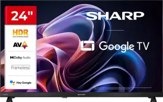 Sharp 24” Smart TV Google TV – NOVÝ / NEROZBALENÝ