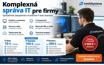 Komplexná správa IT pre firmy - už od 79 € mesačne