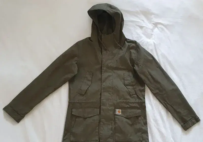 Zelená parka Carhartt WIP (model Battle Parka)