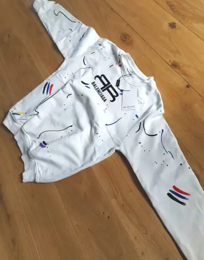 Mikina Balenciaga biela