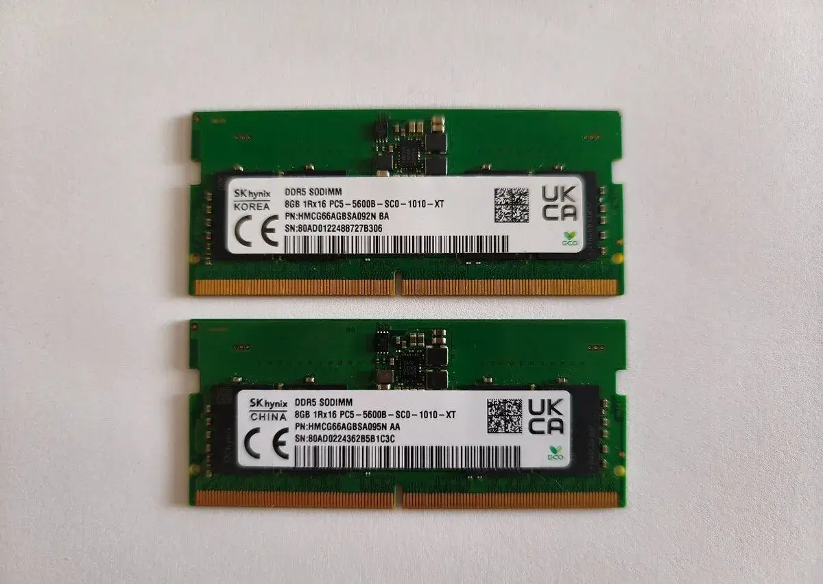 SK hynix SO-DIMM DDR5 16GB (2x8GB) 5600MHz CL40