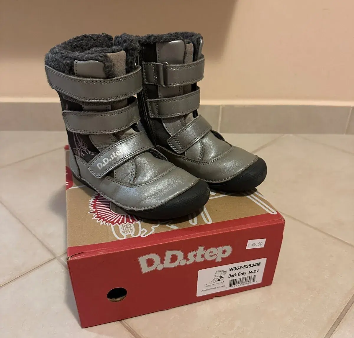 DD step detské zimné topánky / čižmy veľkosť 27