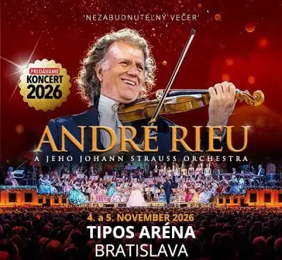 Vstupenky na koncert André Rieu - Bratislava, 4.11.2026