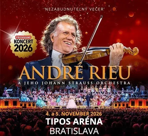 Vstupenky na koncert André Rieu - Bratislava, 4.11.2026