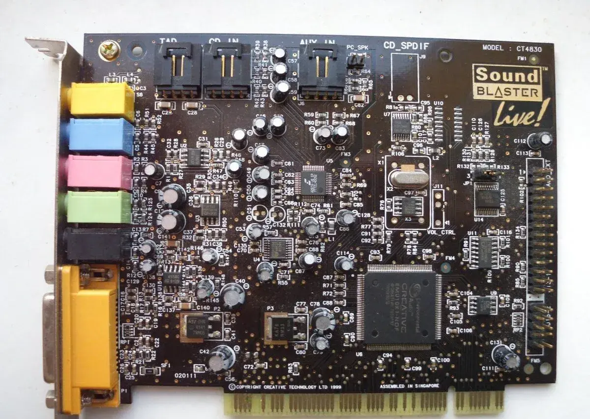 PCI Zvuková karta Creative Sound Blaster Live CT4830