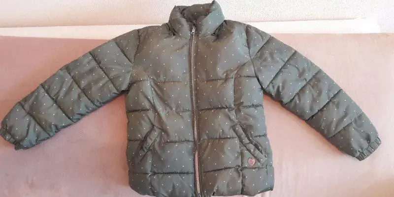 Detská bunda MANGO KIDS, zelená