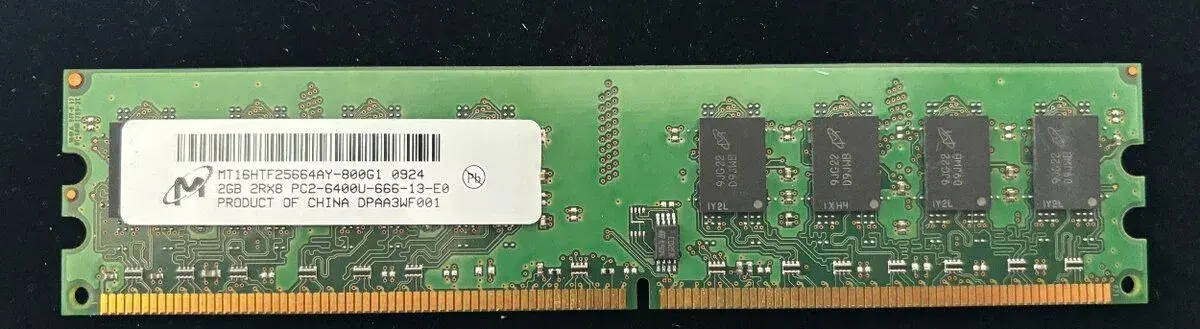 RAM DDR2 (400,667,800) PC2-(3200,5300,6400)