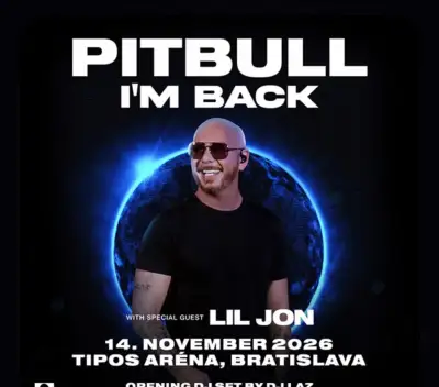 Koncert Pitbulla v Bratislava I 6 lístkov
