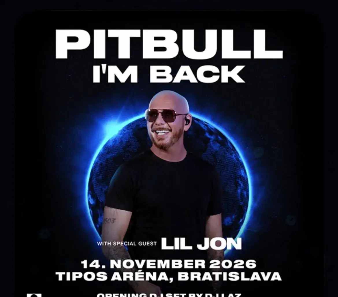 Koncert Pitbulla v Bratislava I 6 lístkov
