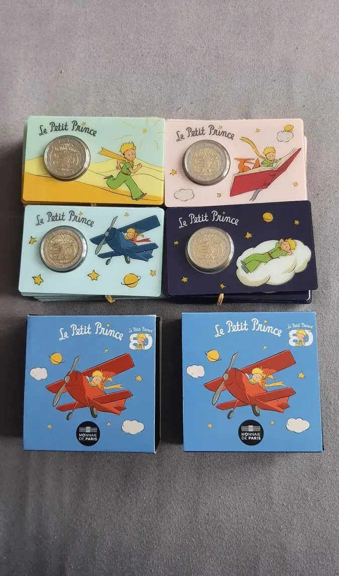 2€ Francúzko 2026 - Malý princ coincard a proof