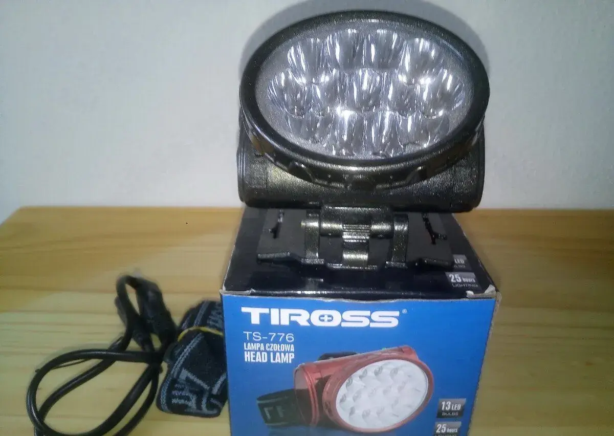 Výkonná Led čelová lampa