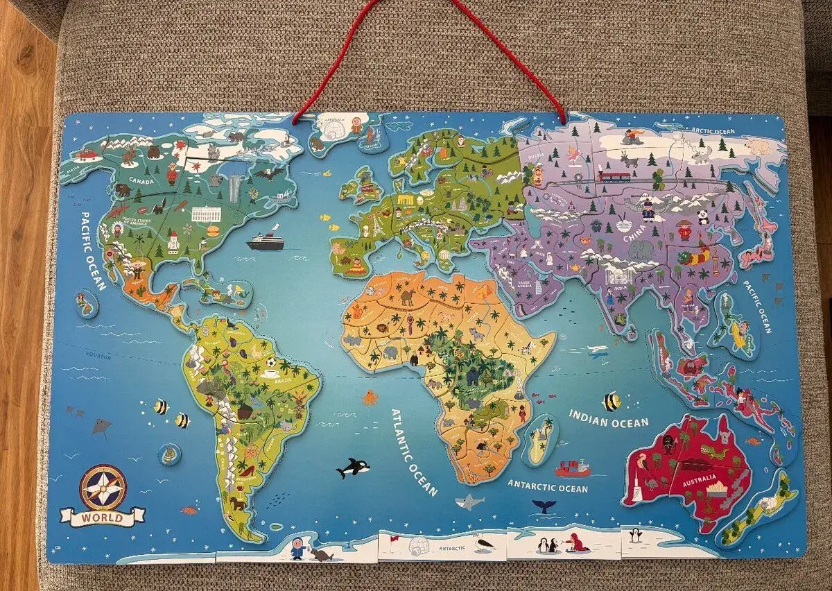 Magneticka mapa sveta