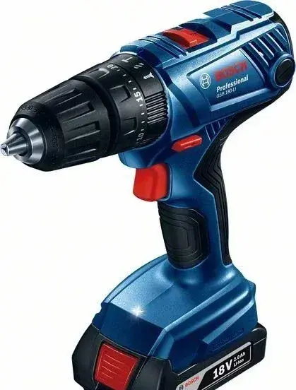 Akumulátorová vŕtačka Bosch GSB 180-Li Professional 2× 2 Ah