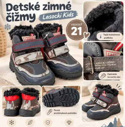 Detské zimné čižmy Lasocki Kids