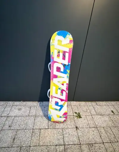 Detsky snowboard 125cm s topánkami