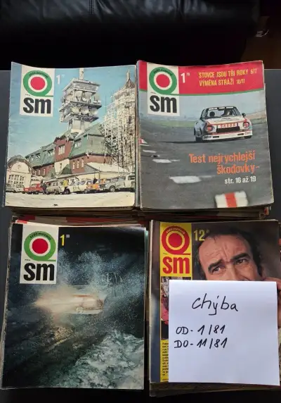 SVĔT MOTORŮ ročník- 1973,74,75,76,77,79,80,81