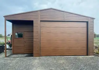 Plechová garáž 7x10