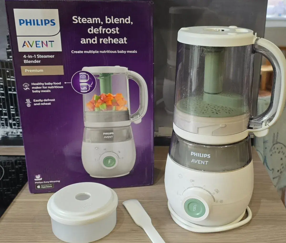 Philips Avent 4v1 parný hrniec s mixerom