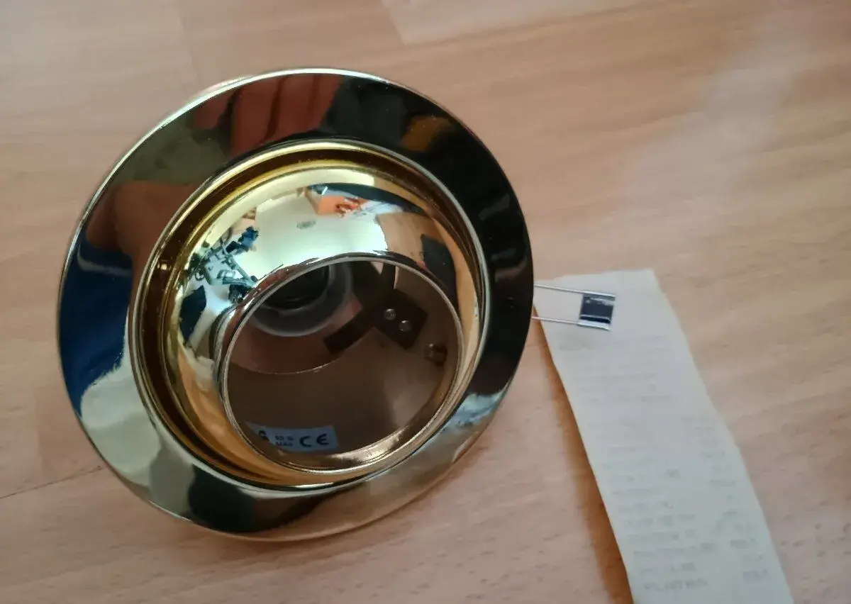 Zlaté Vstavané podomietkové svetlo