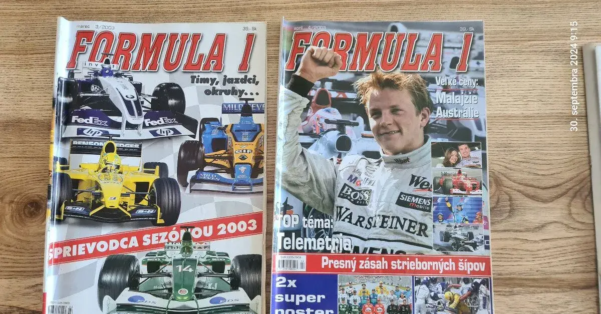 Casopisy formule, formula 1,ef1