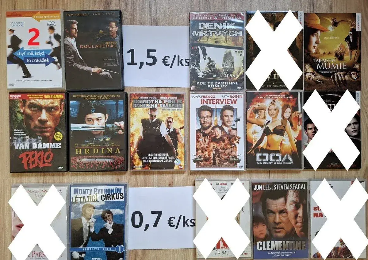 DVD filmy na predaj