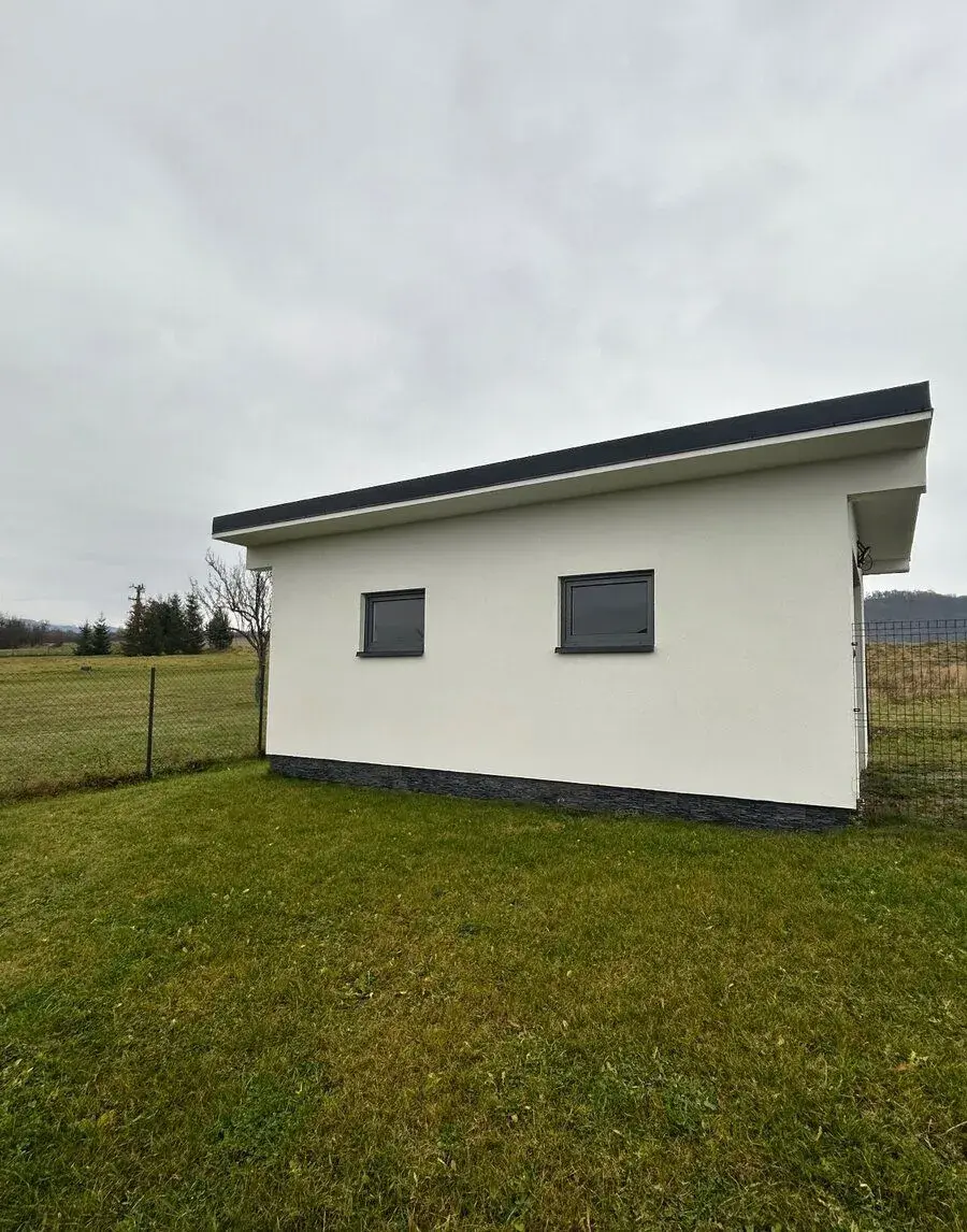 Plastové okno 1000x750 antracit metbrusch/biela