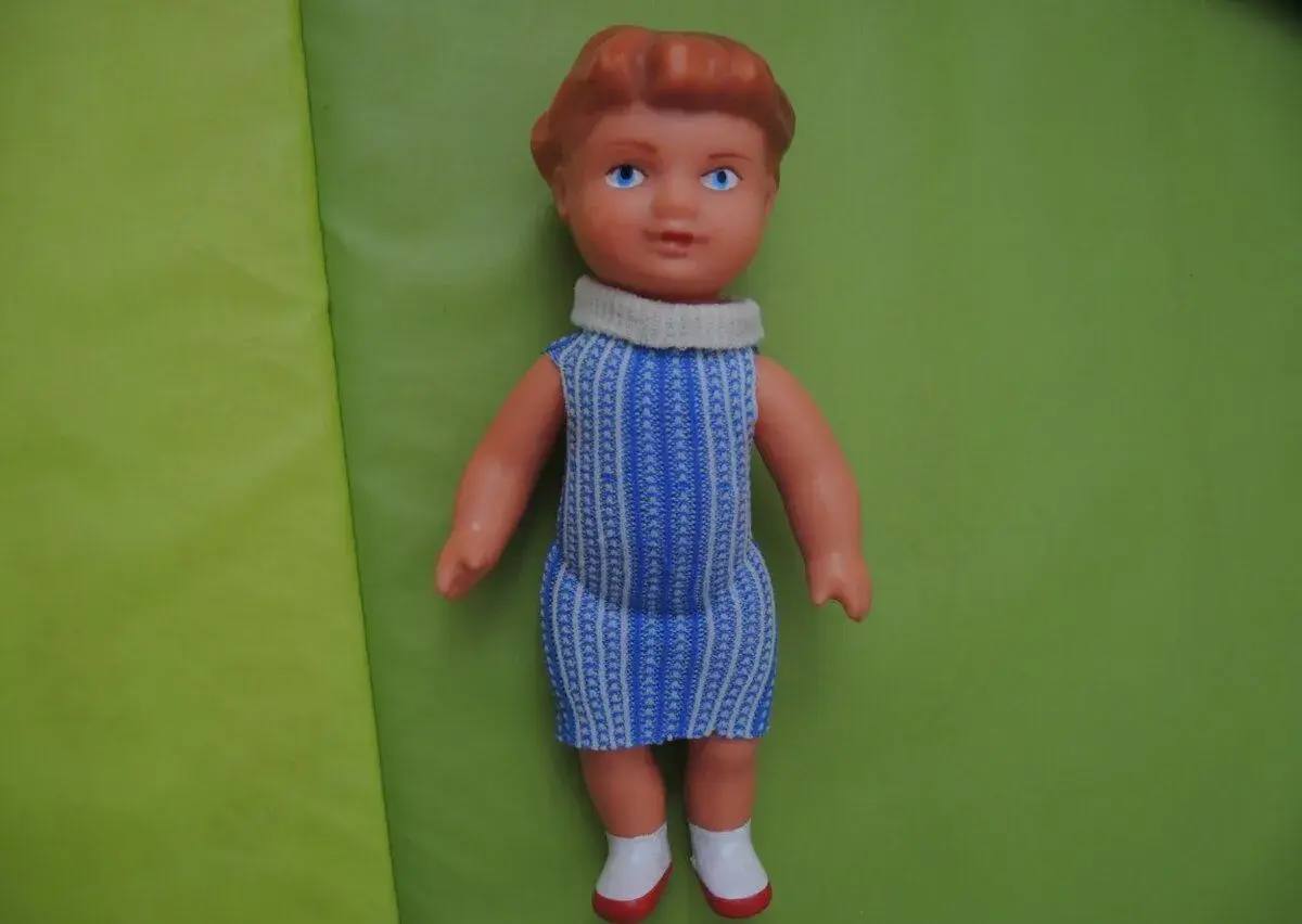 Retro bábika Pavlínka Gumotex
