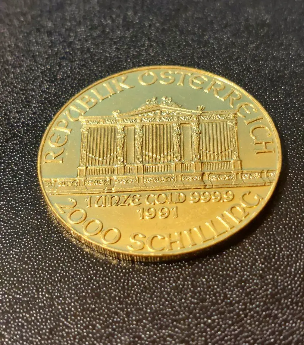 Zlatá minca, mince Wiener Philharmoniker 1 oz