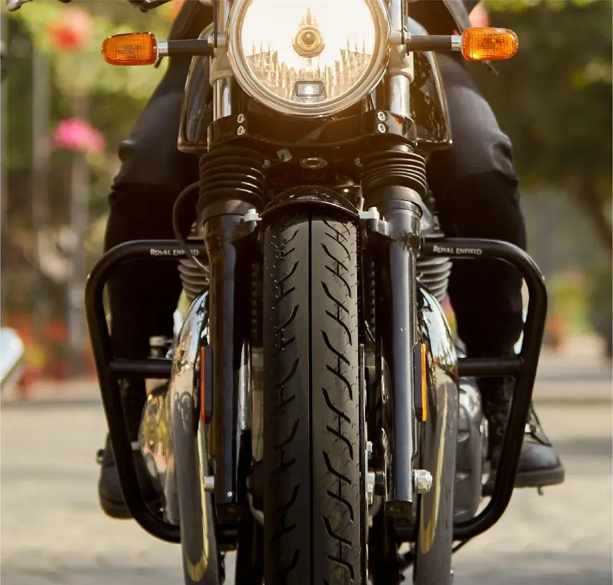 ROYAL ENFIELD Padacie rámy large black INT GT Bear