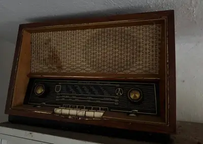 Rádio Tesla - nálezový stav