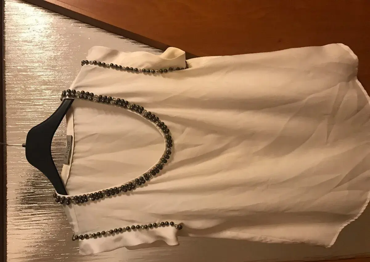 PINKO originál perličková bluzka 38/40
