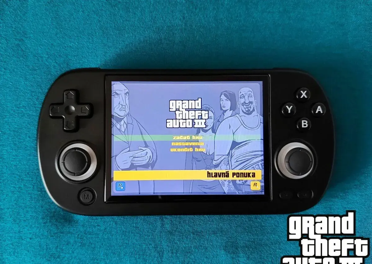 Nová konzola Anbernic RG40XX H WiFi Black ▬ Super SONY PSP