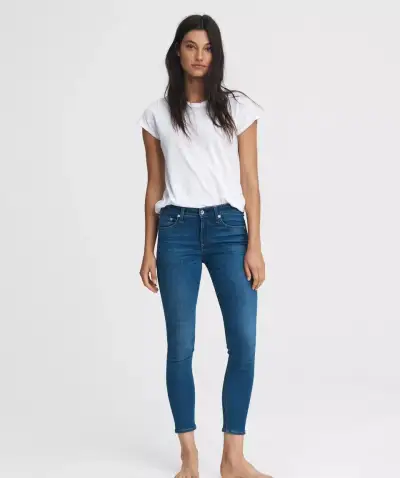 Rag & Bone Cate Mid Rise Ankle Skinny Jeans