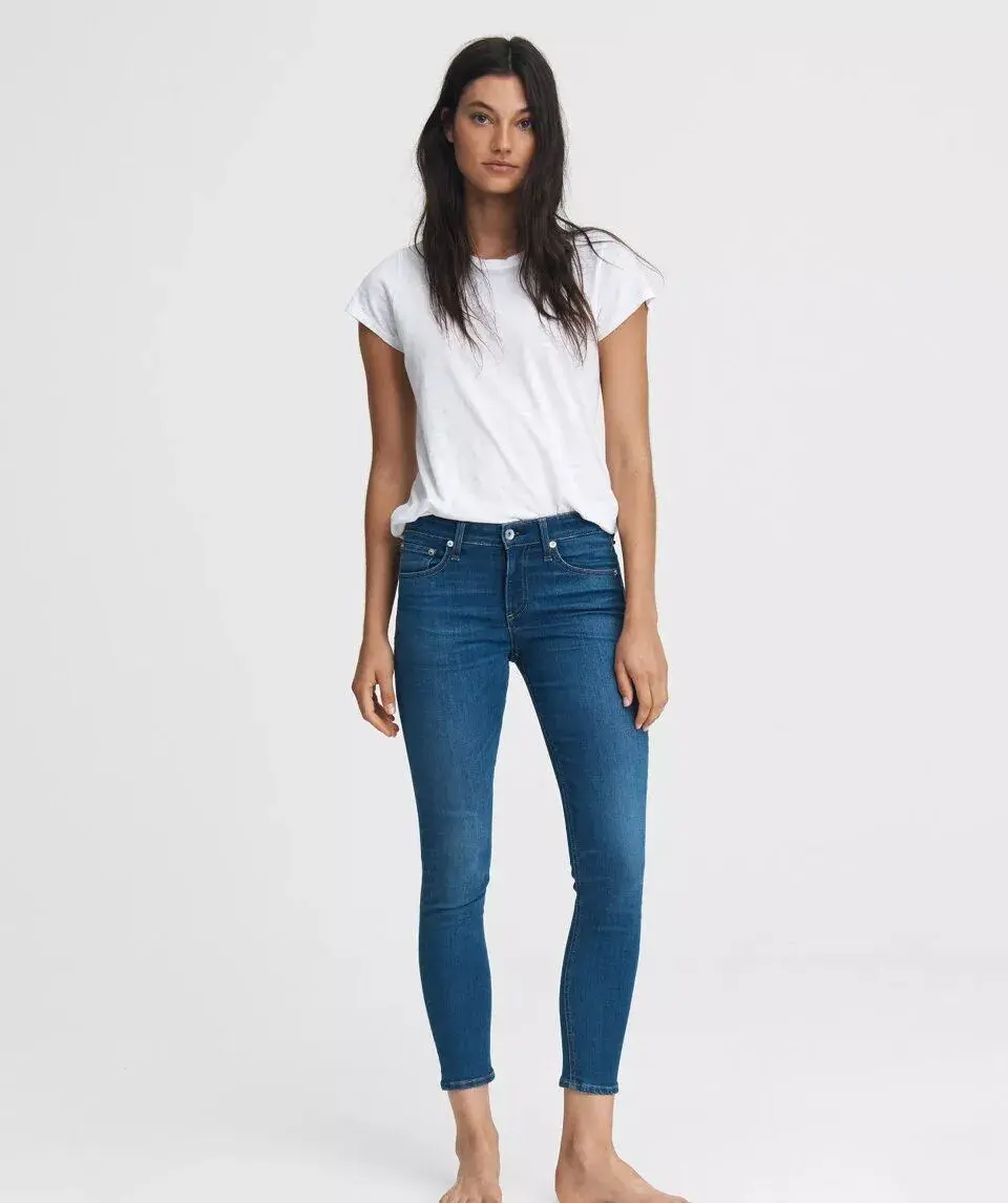 Rag & Bone Cate Mid Rise Ankle Skinny Jeans
