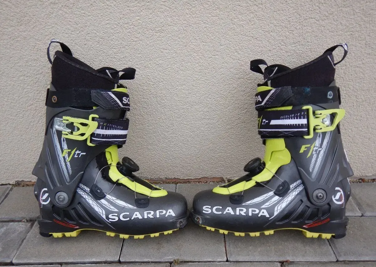 skialpové lyžiarky SCARPA F1 TR, č. 40-41, Carbon