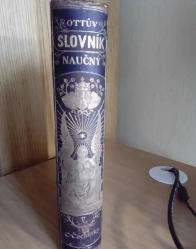 Originál Ottuv Slovník naučný - V 1892, poškodený