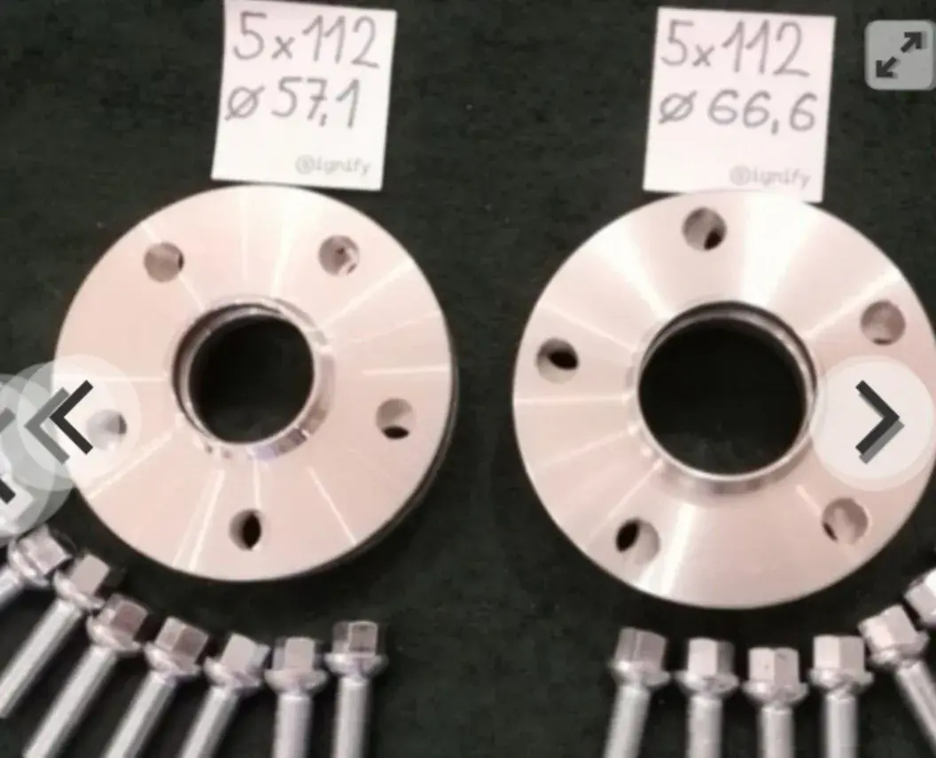 Rozširovacie podložky duralove 5X112 alebo 5x120 a iné