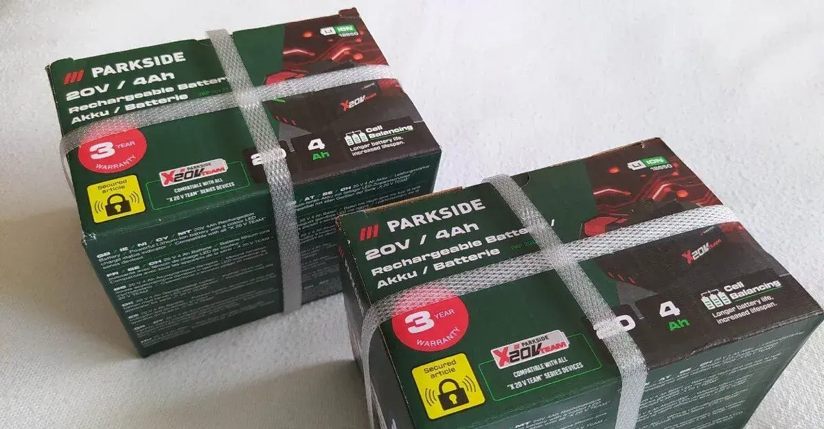 4 Ah Parkside akumulátor 20V