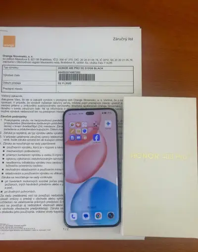 HONOR 400 Pro 12GB/512GB -Záruka Orange