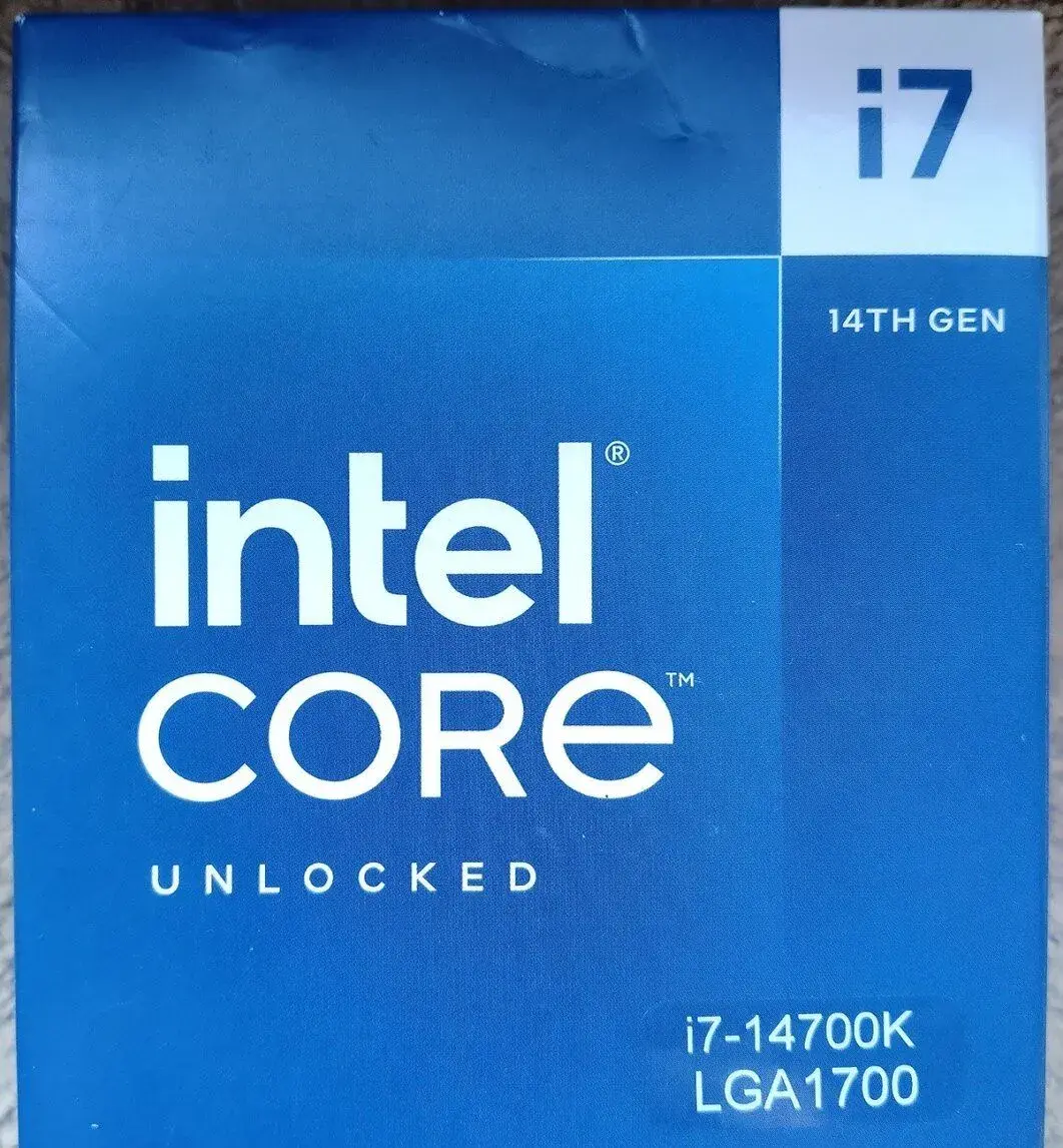 CPU i7 14700K.
