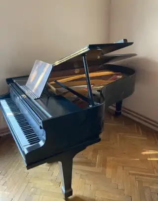 zreštaurovaný klavír - krídlo Förster