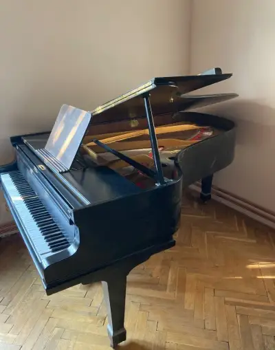 zreštaurovaný klavír - krídlo Förster