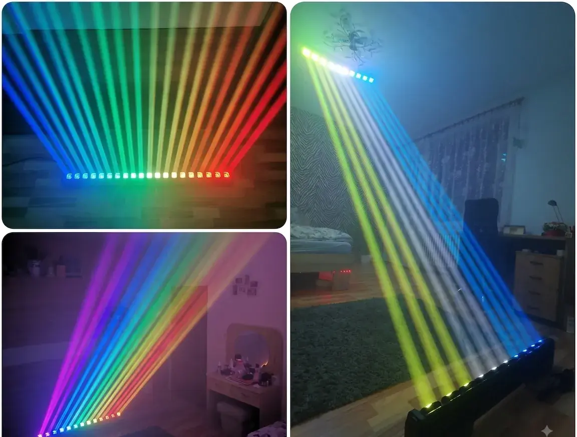 Rotačný led BAR beam RGBW 260W