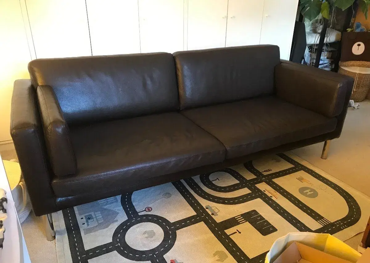 Ikonicka kozena sedacka ikea sater