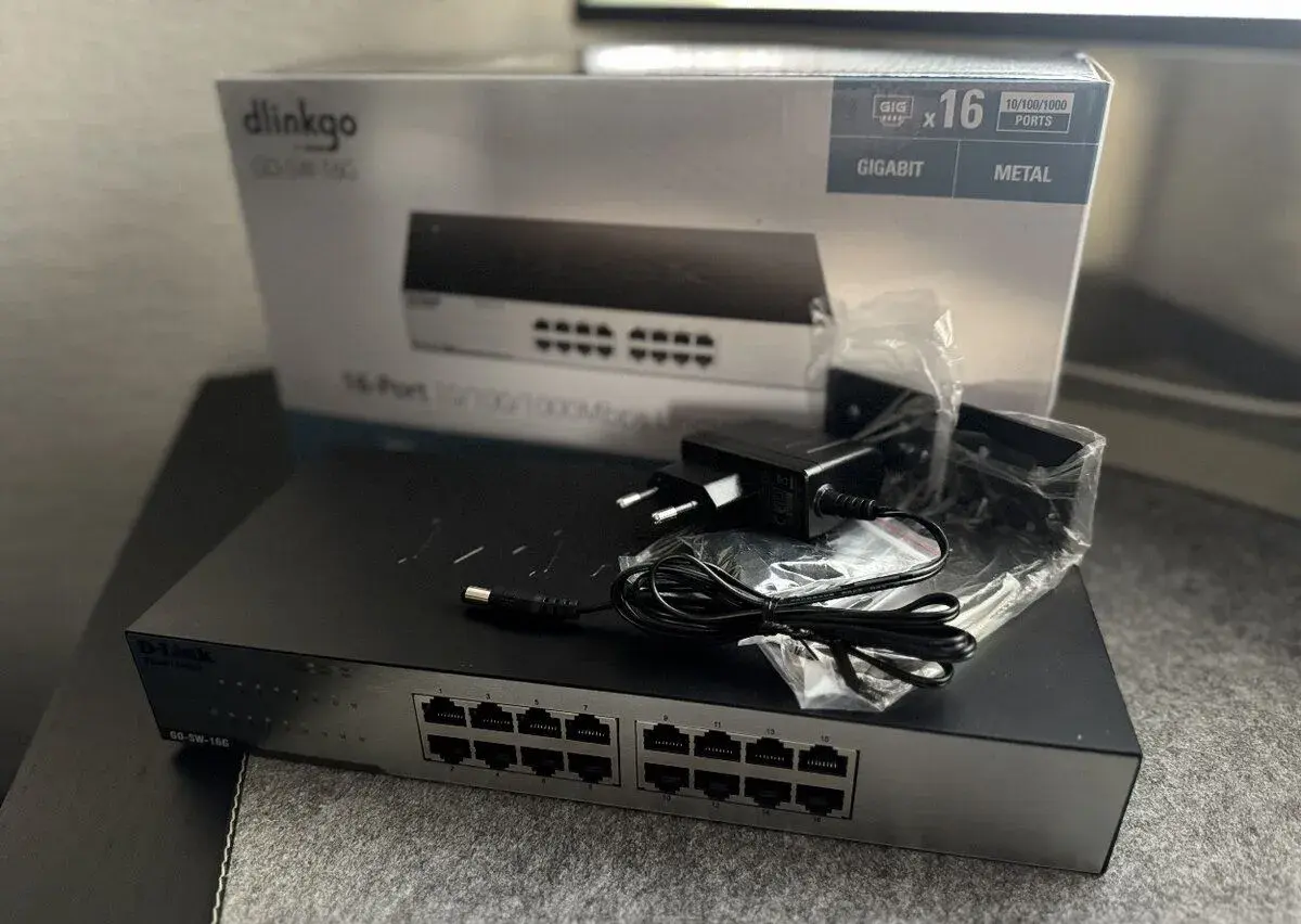 Sieťový switch D-Link GO-SW-16G