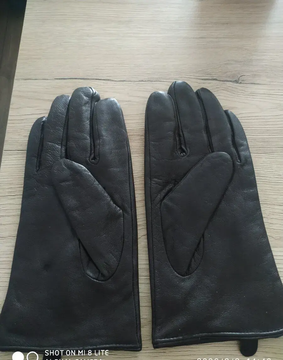Nové pánske kožené rukavice