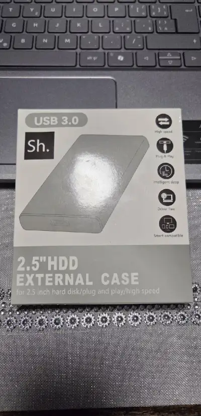 Externý box pre HDD SATA III 2.5" + USB 3.0 kábel