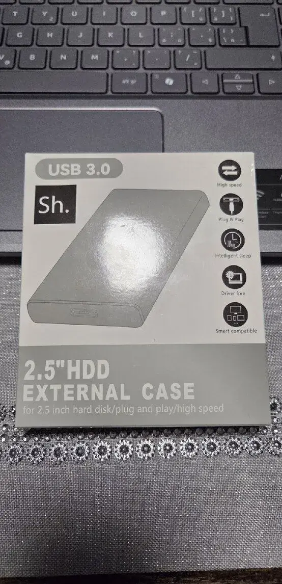 Externý box pre HDD SATA III 2.5" + USB 3.0 kábel