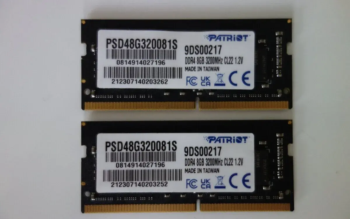 16GB (2x8GB) DDR4 3200MHz RAM pre notebook